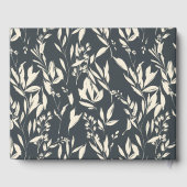 ボホブラックハンドドロー結婚ドフローラカスタムズ ゲストブック (裏面)