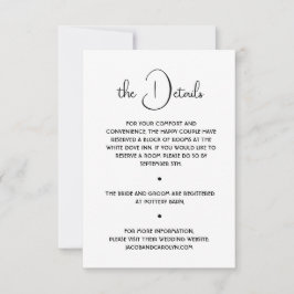 ボホブラック&ホワイトミニマルズ結婚詳細 招待状