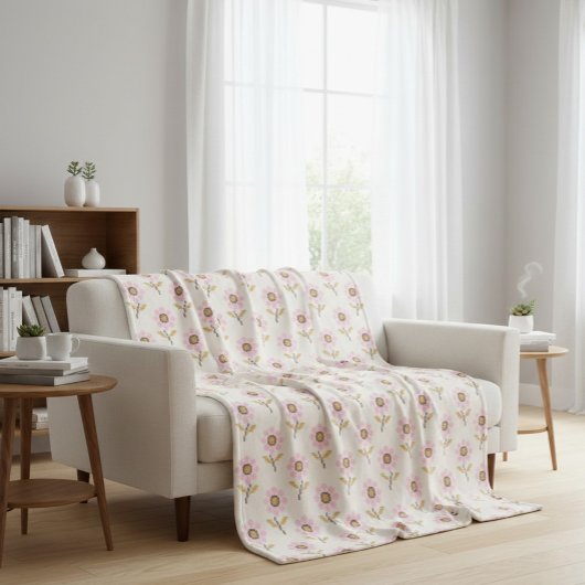 ボホブランケットとウクライナフォークパターン フリースブランケット