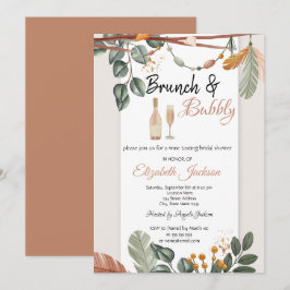 ボホブランチ&バブリーブライダルシャワー 招待状