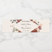 ボホブルガンディダリアス |リネン結婚ズ ペットボトルラベル (シングルラベル)