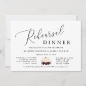 ボホブルガンディパンプキン秋リハーサルディナー 招待状 (正面)