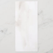 ボホブルガンディピンクローズウォーターフローラ結婚ズ メニュー (裏面)