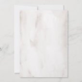 ボホブルガンディピンクローズウォーターフローラ結婚ズ 招待状 (裏面)