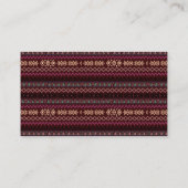 ボホブルゴーニュおむつラッフルエンクロージャカード エンクロージャーカード (裏面)