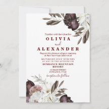 ボホブルゴーニュバラ秋の結婚式