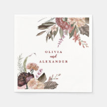 ボホブルゴーニュバラ秋結婚フローラ