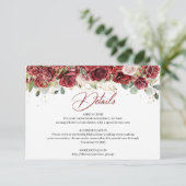 ボホブルゴーニュフローラグリーンユーカリ詳細カード エンクロージャーカード (スタンド正面)