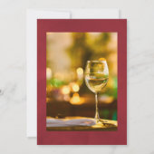 ボホブルゴーニュフローラワインお祝いオブ・ライフ 招待状 (裏面)