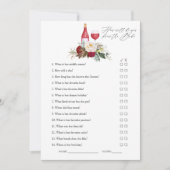 ボホブルゴーニュフローラワインテイスティングブライダルシャワー 招待状 (正面)