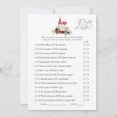 ボホブルゴーニュフローラワインテイスティングブライダルシャワー 招待状 (正面)