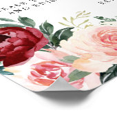 ボホブルゴーニュ赤面のプラグ抜き結婚式の儀式 ポスター (角)