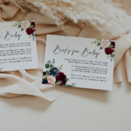 ボホブルゴーニュ赤面ブックスベビーカード ノートカード