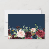 ボホブルゴーニュ赤面ブックスベビーカード ノートカード (裏面)