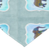 ボホブルーエレファント テーブルクロス (アングル)