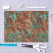 ボホブルーカッパーパティーナ 薄葉紙 (クラフト)