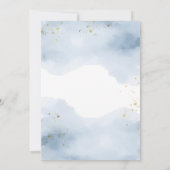 ボホブルーザブライドは9クラウドブライダルシャワー 招待状 (裏面)