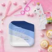 ボホブルースストリーミングシェードブライダルシャワー ペーパープレート (パーティー)