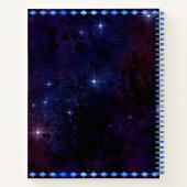 ボホブルートライバル天体マンダラドリームキャッチャー ノートブック (裏面)