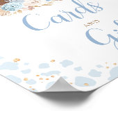 ボホブルーハイランドカウカード&ギフトサイン ポスター (角)