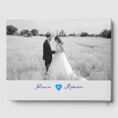 ボホブルーハミングバードメキシ結婚コノブック ゲストブック (裏面)