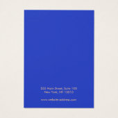 ボホブルーバタフライイヤリングディスプレイカード (裏面)