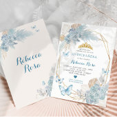 ボホブルーバタフライジオグラフィティカルキンセニェラ 招待状