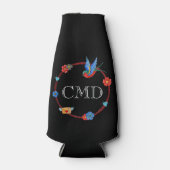 ボホブルーバードカスタムモノグラム ボトルクーラー (正面)