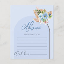 ボホブルーパンパスグラスデザートベビーシャワーゲーム