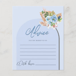 ボホブルーパンパスグラスデザートベビーシャワーゲーム