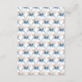 ボホブルーパンパスグラス宿泊カード エンクロージャーカード (裏面)