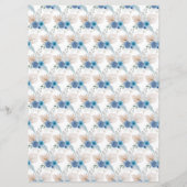 ボホブルーパンパスグラス結婚ズ メニュー (裏面)