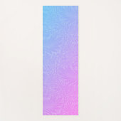 ボホブルーピンク植物学 ヨガマット (正面)