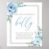 ボホブルーフローラママの腹の看板の大きさ ポスター (正面)