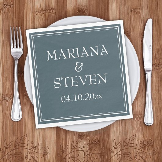 ボホブルーミニマモダンリスト スタンダードランチョンナプキン