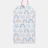 ボホブルーレインボーバースデーパーティーそう明るい ギフトタグ (裏面)