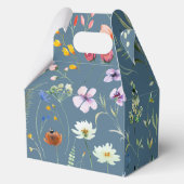 ボホブルーワイルドフラワー結婚の牧草地 フェイバーボックス (裏面)