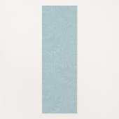 ボホブルー植物模様 ヨガマット (正面)