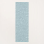 ボホブルー植物模様 ヨガマット (裏面)