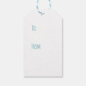 ボホブルー誕生日ウィッシュ ギフトタグ (裏面)