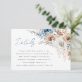 ボホブルー：ダスティブルーボヘミ結婚アン詳細 エンクロージャーカード (スタンド正面)