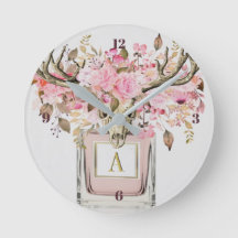 ボホブル素朴スカルフローラモノグラムシック