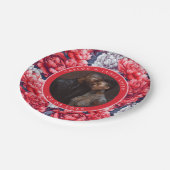 ボホプニーズプレートフォーウェディングパーティー ペーパープレート (アングル)