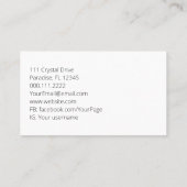 ボホプラントラバーマスターオーガニックガーデナー子供部屋 名刺 (裏面)