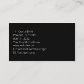 ボホプラントラバーマスターオーガニックガーデナー子供部屋 名刺 (裏面)