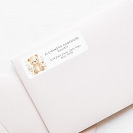 ボホベアーベビーシッター差出人住所 ラベル