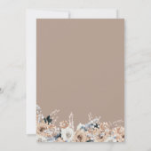 ボホベア、私たちは早くベビーシャワーを待つことができる 招待状 (裏面)