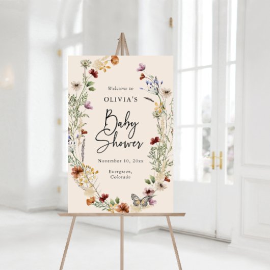 ボホベイビーシャワーアクリルサイン アクリルサイン