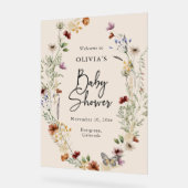 ボホベイビーシャワーアクリルサイン アクリルサイン (傾斜)