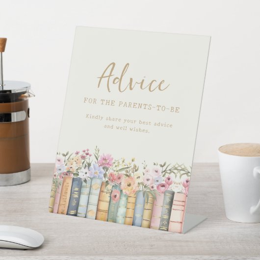 ボホベイビーシャワーアドバイス標識 台座サイン (インサイチュ)